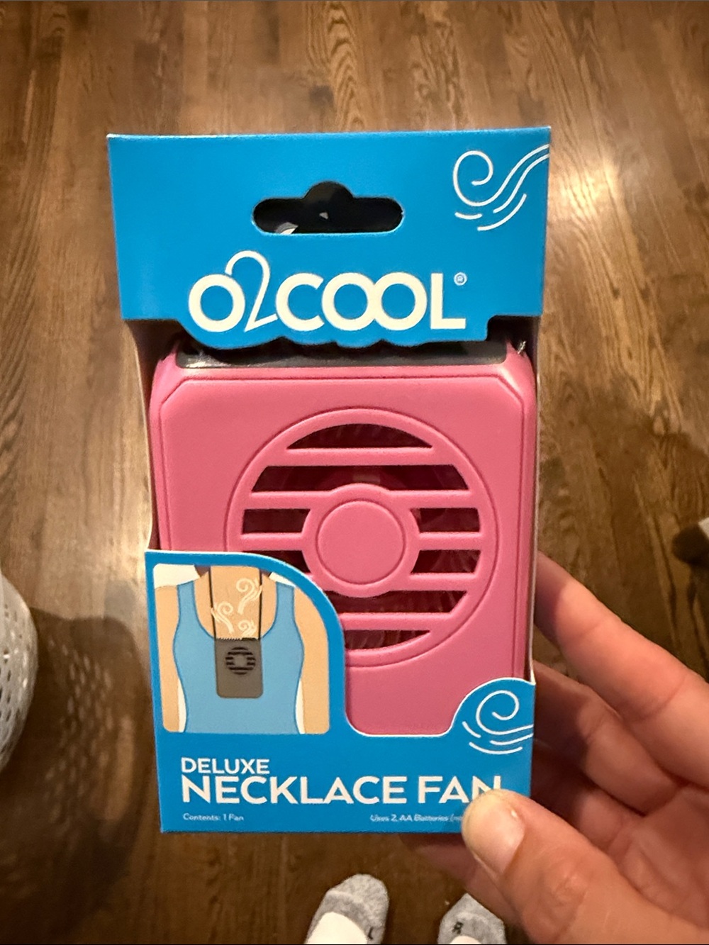 Deluxe Necklace Fan - Pink 02 cool